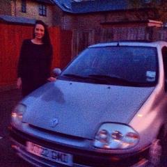 Anjuli and her Clio