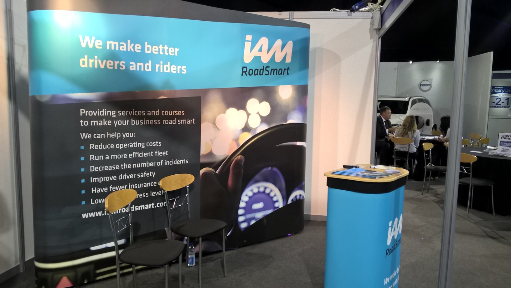 Stand at IAM RoadSmart Trade Show 